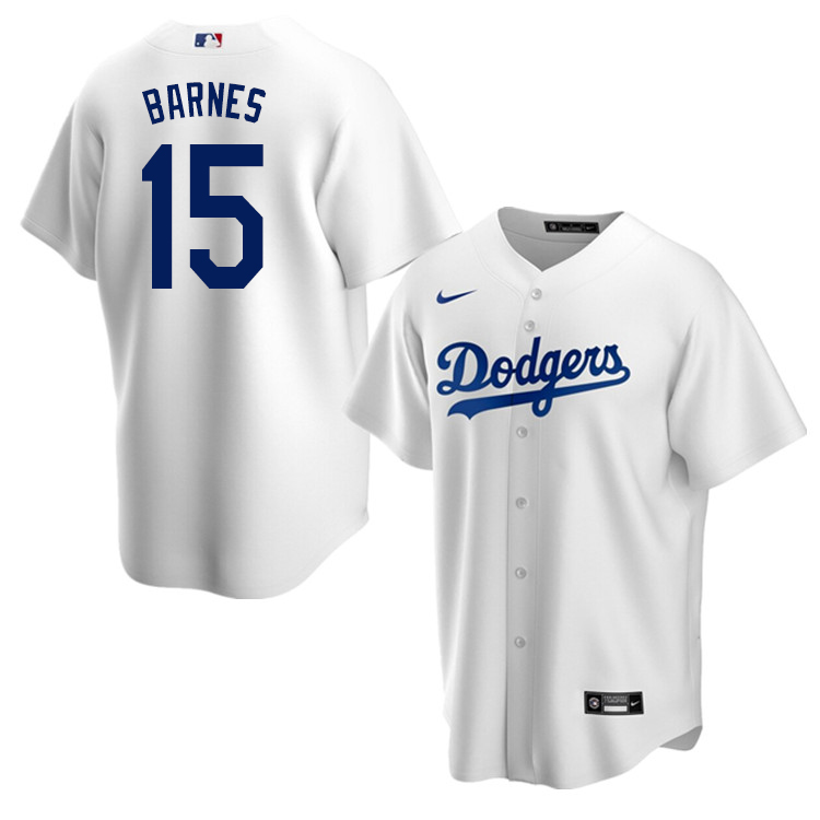 Nike Men #15 Austin Barnes Los Angeles Dodgers Baseball Jerseys Sale-White